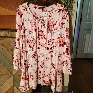 Lane Bryant Long Sleeve Baby Doll Top